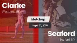 Matchup: Clarke vs. Seaford  2018