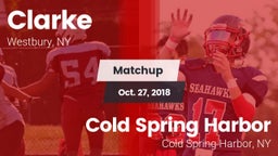 Matchup: Clarke vs. Cold Spring Harbor  2018