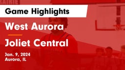 West Aurora  vs Joliet Central  Game Highlights - Jan. 9, 2024