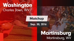 Matchup: Washington vs. Martinsburg  2016