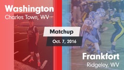 Matchup: Washington vs. Frankfort  2016