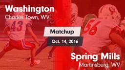 Matchup: Washington vs. Spring Mills  2016
