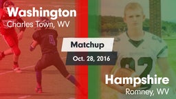 Matchup: Washington vs. Hampshire  2016