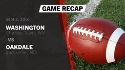Recap: Washington  vs. Oakdale  2016