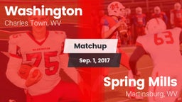 Matchup: Washington vs. Spring Mills  2017
