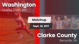 Matchup: Washington vs. Clarke County  2017