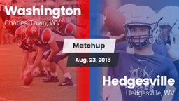 Matchup: Washington vs. Hedgesville  2018