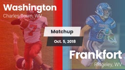 Matchup: Washington vs. Frankfort  2018