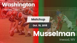 Matchup: Washington vs. Musselman  2018