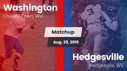Matchup: Washington vs. Hedgesville  2019