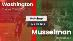 Matchup: Washington vs. Musselman  2019