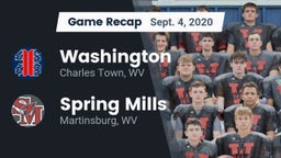 Recap: Washington  vs. Spring Mills  2020
