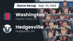 Recap: Washington  vs. Hedgesville  2020