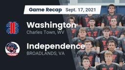 Recap: Washington  vs. Independence  2021
