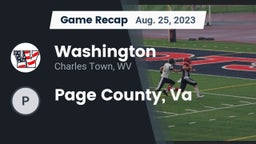 Recap: Washington  vs. Page County, Va 2023