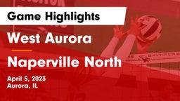West Aurora  vs Naperville North  Game Highlights - April 5, 2023