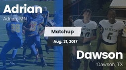 Matchup: Adrian vs. Dawson  2017