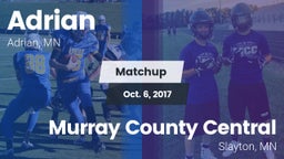 Matchup: Adrian vs. Murray County Central  2017
