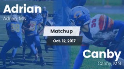 Matchup: Adrian vs. Canby  2017
