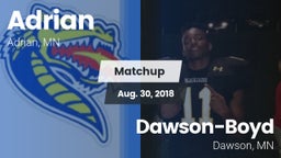 Matchup: Adrian vs. Dawson-Boyd  2018