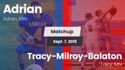 Matchup: Adrian vs. Tracy-Milroy-Balaton  2018
