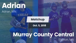 Matchup: Adrian vs. Murray County Central  2018