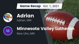 Recap: Adrian  vs. Minnesota Valley Lutheran  2021