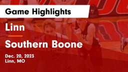 Linn  vs Southern Boone  Game Highlights - Dec. 20, 2023