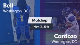 Matchup: Bell vs. Cardozo  2016