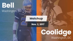 Matchup: Bell vs. Coolidge  2017