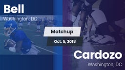 Matchup: Bell vs. Cardozo  2018