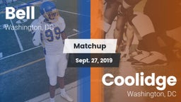 Matchup: Bell vs. Coolidge  2019