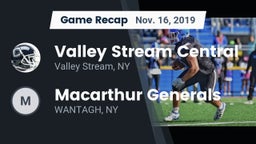 Recap: Valley Stream Central  vs. Macarthur Generals 2019