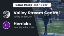 Recap: Valley Stream Central  vs. Herricks  2021