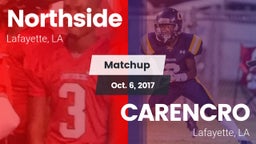 Matchup: Northside vs. CARENCRO  2017