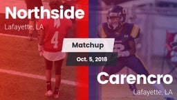 Matchup: Northside vs. Carencro  2018