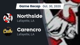 Recap: Northside  vs. Carencro  2020