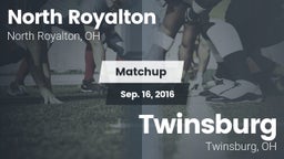 Matchup: North Royalton vs. Twinsburg  2016