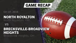 Recap: North Royalton  vs. Brecksville-Broadview Heights  2016
