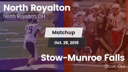Matchup: North Royalton vs. Stow-Munroe Falls  2016