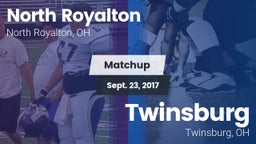 Matchup: North Royalton vs. Twinsburg  2017