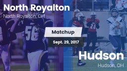 Matchup: North Royalton vs. Hudson  2017