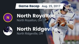 Recap: North Royalton  vs. North Ridgeville  2017
