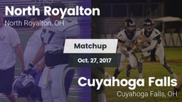 Matchup: North Royalton vs. Cuyahoga Falls  2017