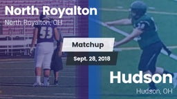 Matchup: North Royalton vs. Hudson  2018