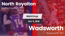 Matchup: North Royalton vs. Wadsworth  2018