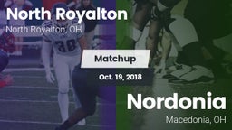 Matchup: North Royalton vs. Nordonia  2018