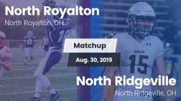 Matchup: North Royalton vs. North Ridgeville  2019