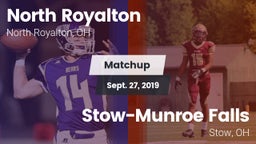 Matchup: North Royalton vs. Stow-Munroe Falls  2019