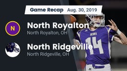 Recap: North Royalton  vs. North Ridgeville  2019